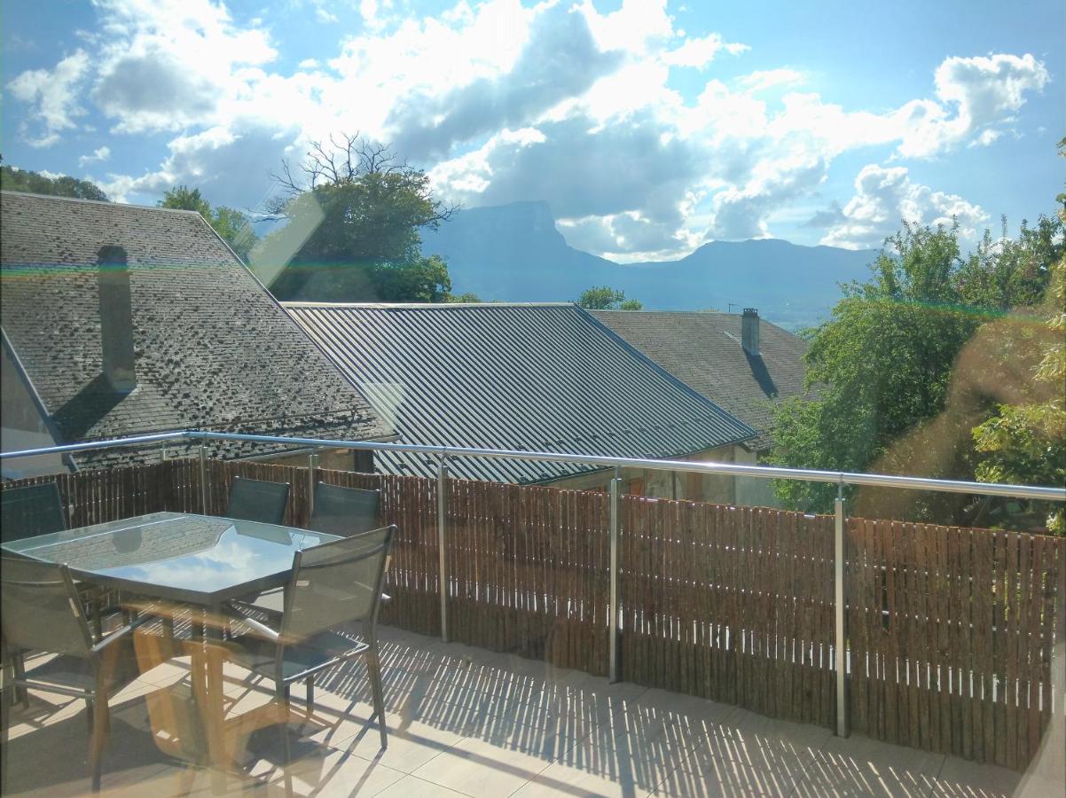 Gite Clair, Spacieux Et Cosy Avec Vue Sur Le Massif De La Chartreuse Appartement Sainte-Helene-du-Lac Buitenkant foto