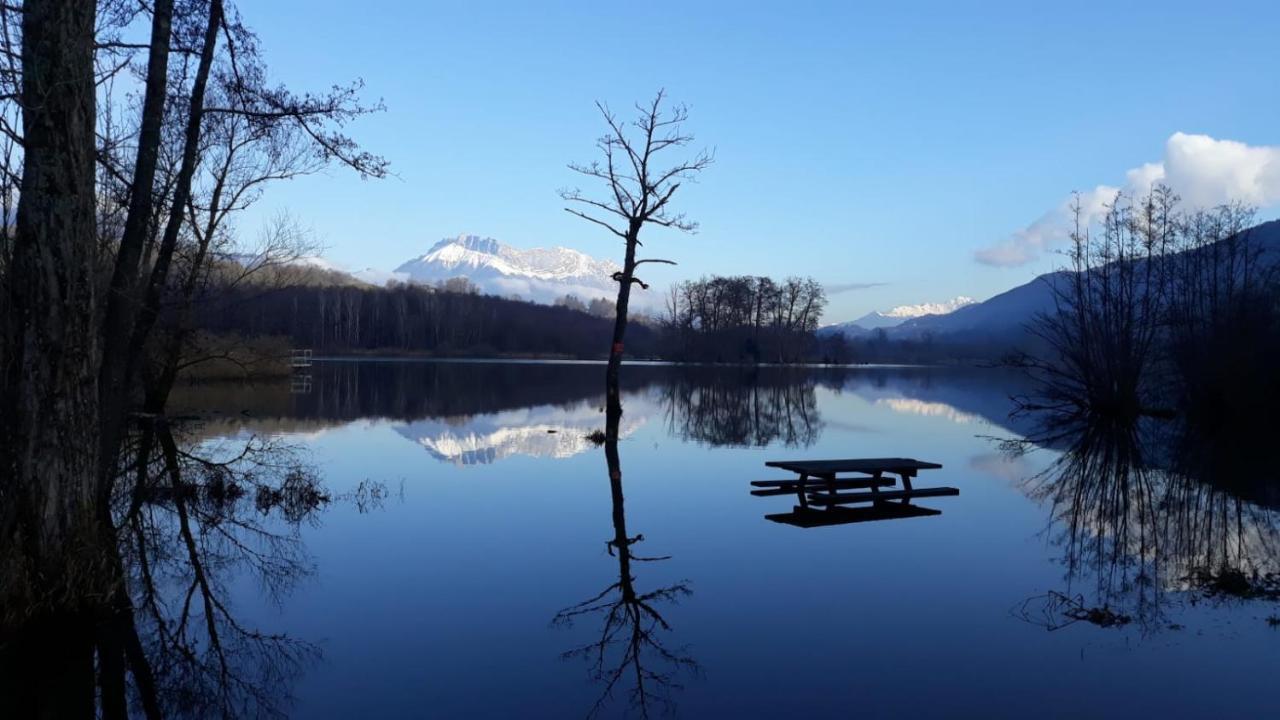 Gite Clair, Spacieux Et Cosy Avec Vue Sur Le Massif De La Chartreuse Appartement Sainte-Helene-du-Lac Buitenkant foto